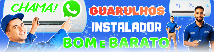 instalador de ar condicionado bom e barato em Guarulhos