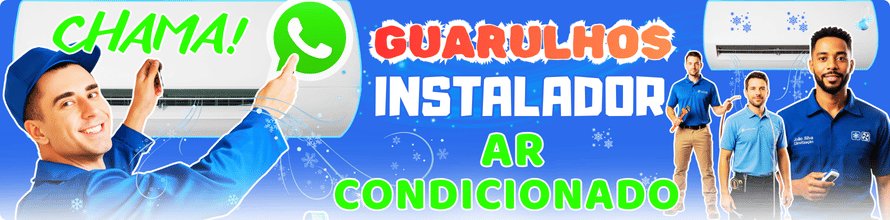 instalador de ar condicionado na regi&atilde;o de Guarulhos
