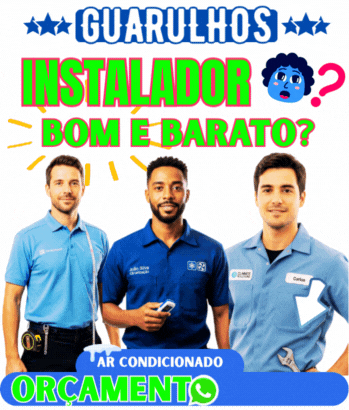 orçamento de instalador de ar condicionado em Guarulhos